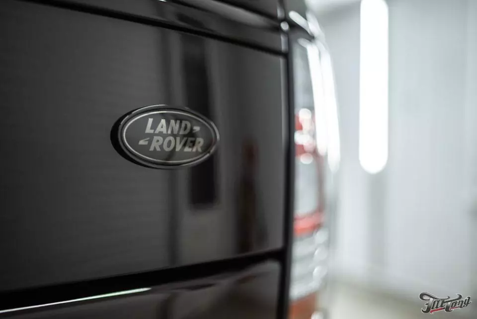 Range Rover. Антихром. Восстановительная полировка кузова с керамикой и химчистка салона